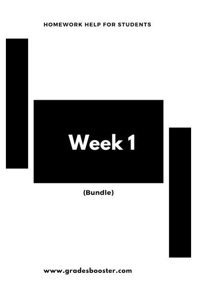 COMM 277 Week 1 Assignment and Discussion